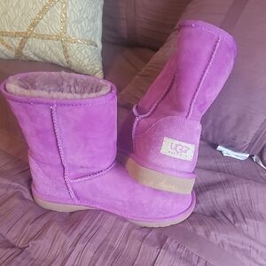 UGG Vibrant Purple Sheepskin Boots